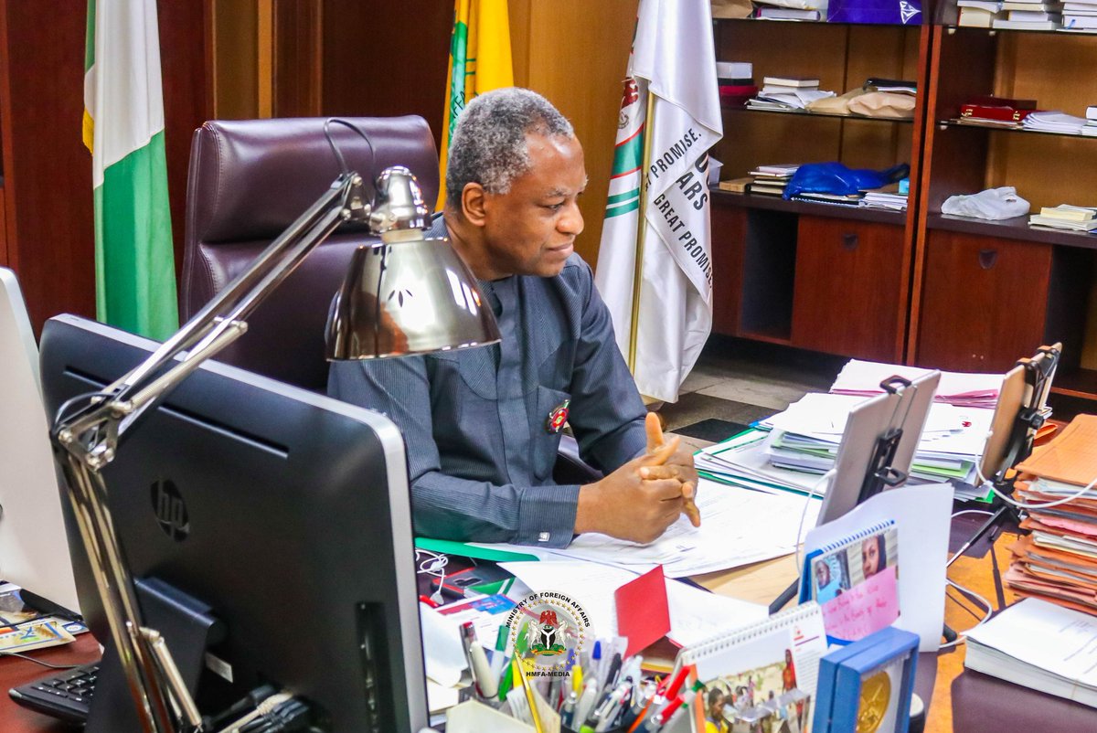 Minister of Foreign Affairs Geoffrey Onyeama