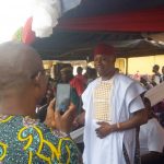 Nwawuo acknowledging cheers from supporters