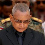 FILE PHOTO: Debretsion Gebremichael, Tigray Regional President, attends the funeral ceremony of Ethiopia’s Army Chief of Staff Seare Mekonnen in Mekele