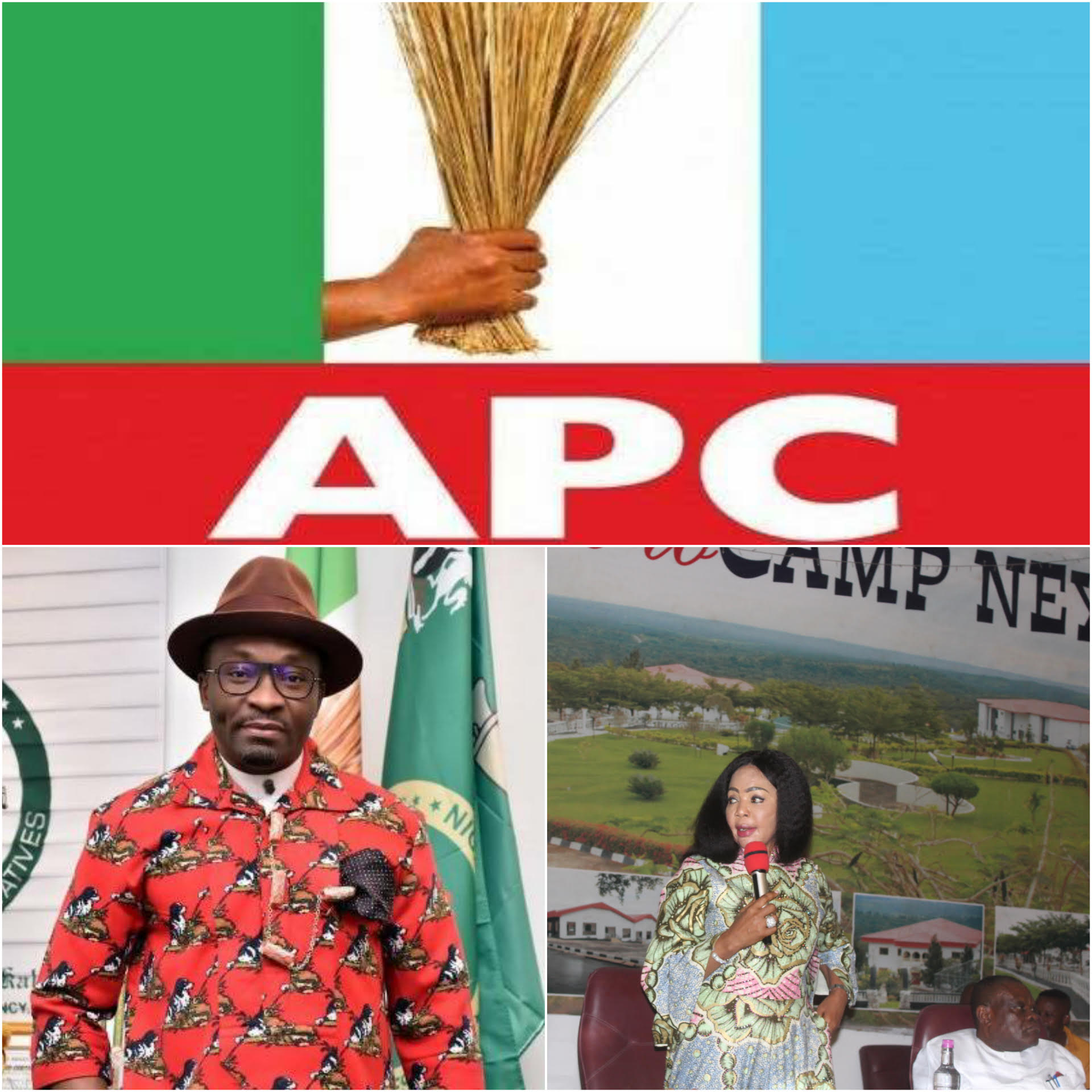 L-R: Benjamin Kalu, Nkeiruka Onyejeocha