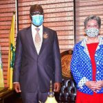 His Excellency, Timipre Sylva, Minister of State For Petroleum Resources, plays host to Her Excellency, Mary Beth Leonard, US ambassador to Nigeria on Monday, Dec 14, 2020