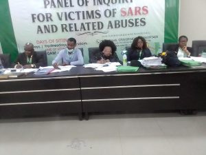 Members of the panel during sitting in Benin City