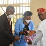 Ekiti Deputy Governor Otunba Bisi Egbeyemi, NMA Chairman, Dr Ariyibi and Comm for Health, Dr Filani