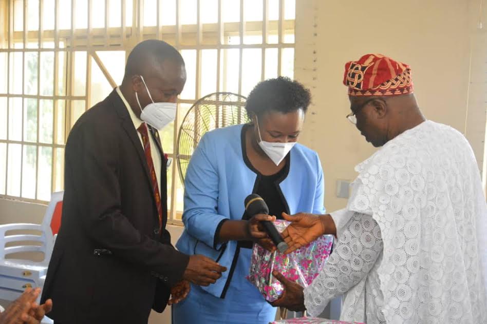 Ekiti Deputy Governor Otunba Bisi Egbeyemi, NMA Chairman, Dr Ariyibi and Comm for Health, Dr Filani