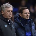 Carlo Ancelotti (L), Frank Lampard (R)