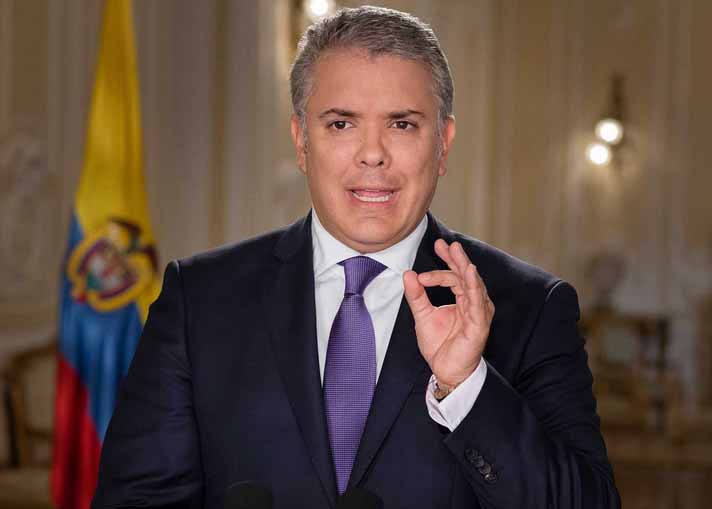 Colombian President Ivan Duque