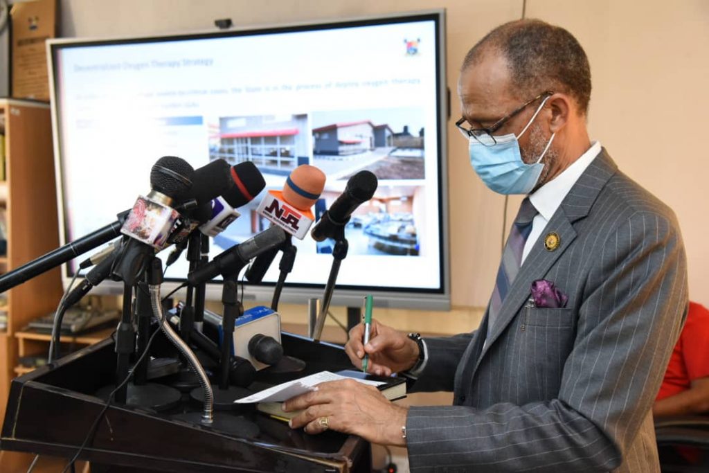 Lagos State Commissioner for Health Akin Abayomi