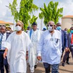 Minister Rauf Aregbesola (L), Governor Rotimi Akeredolu (R)