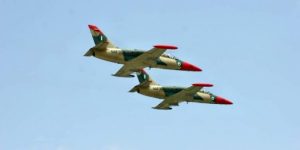 NAF airstrikes bombard terrorists’ logistics base, kills scores in Borno