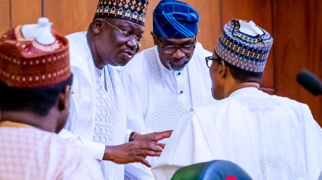 Senate-President-Ahmed-Lawan-and-House-Speaker-Femi-Gbajabiamila-President-Buhari