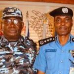 Zamfara Police Commissioner Abutu Yaro (L), IGP Mohammed Adamu (R)