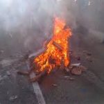 burnt alive