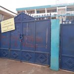 Gate of Providence High School Enugu still under lock and key