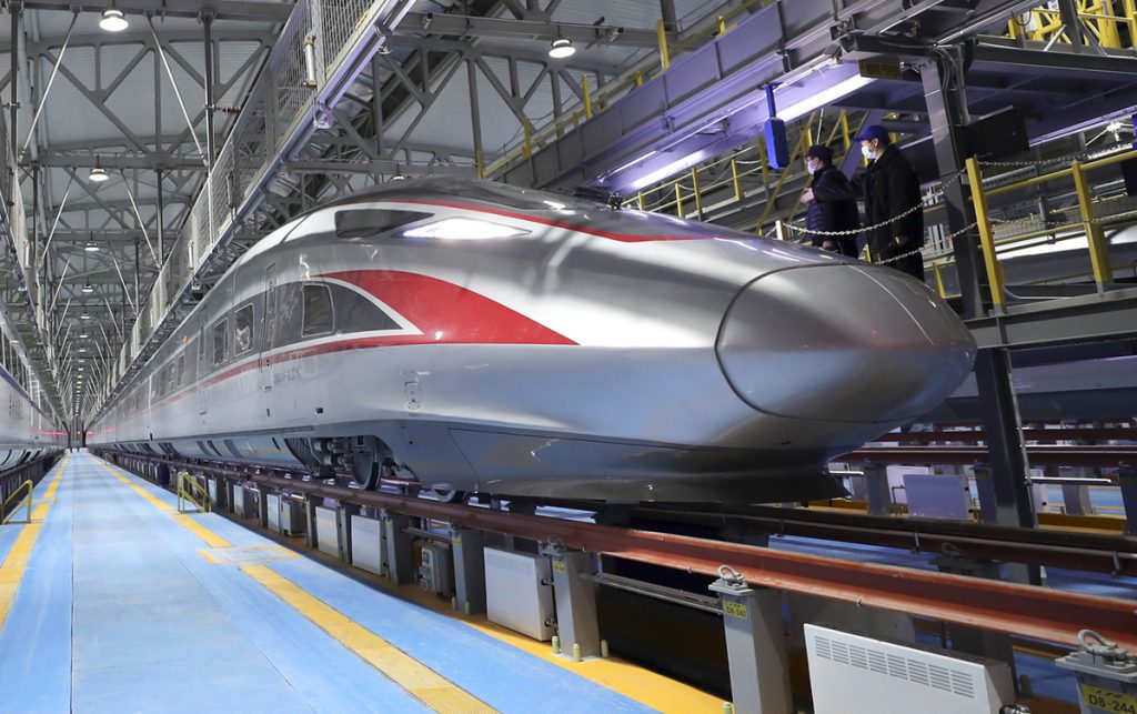 China unveils prototype superfast maglev train