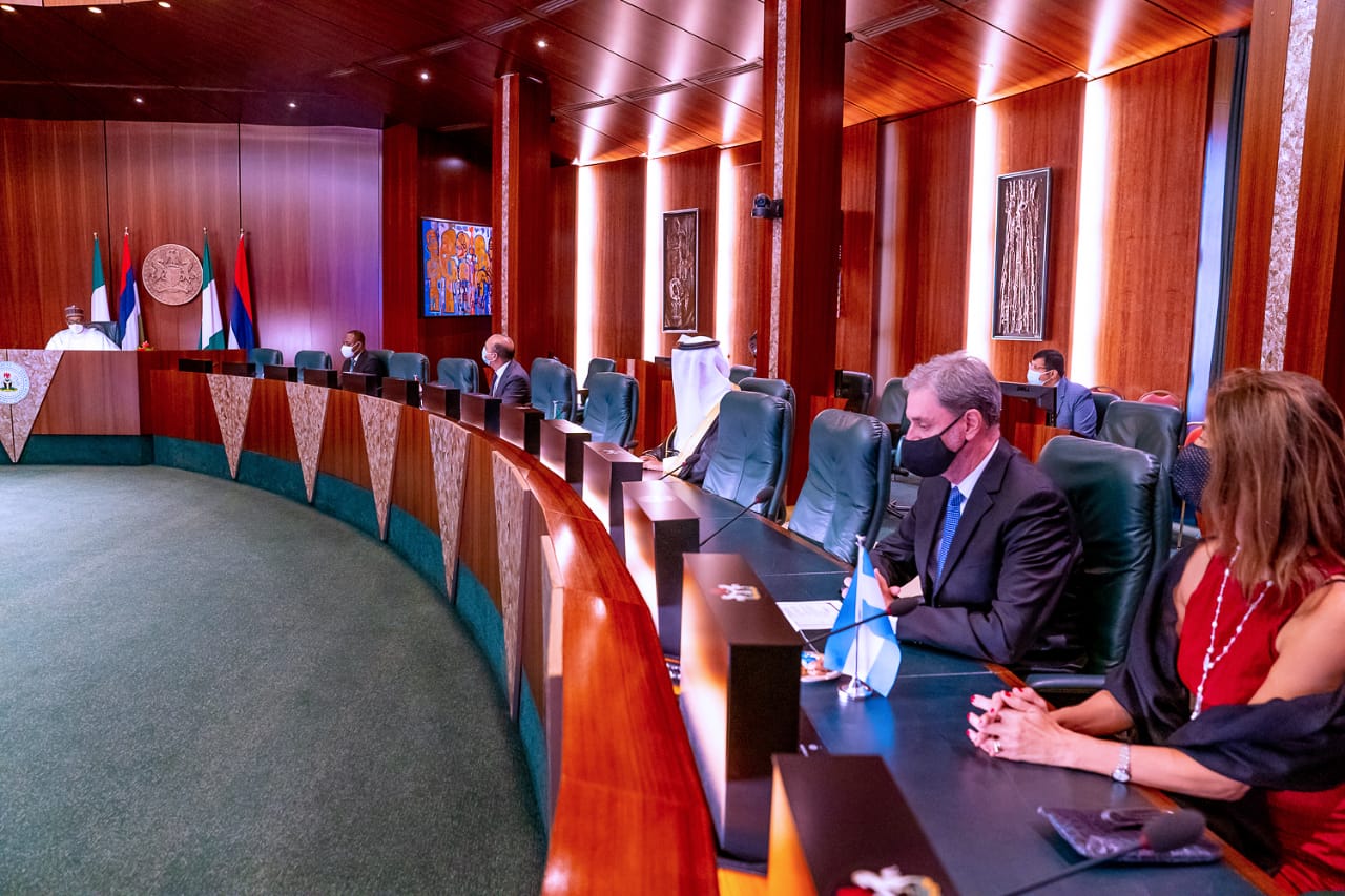 Buhari seeks international collaboration to fight COVID-19, terrorism, corruption
