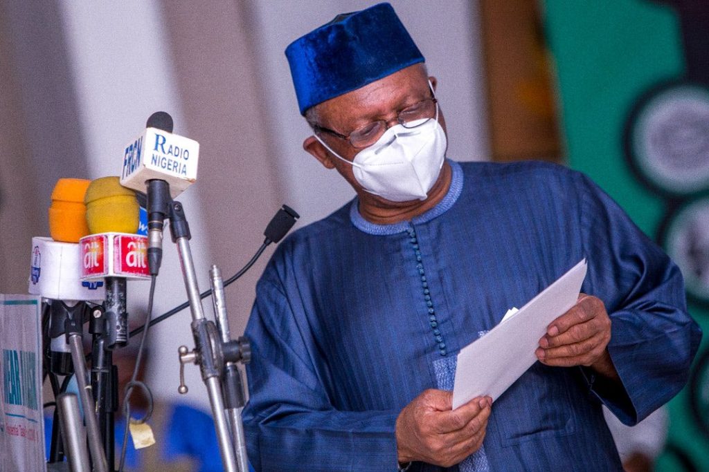 Minister of Health Dr Osagie Ehanire