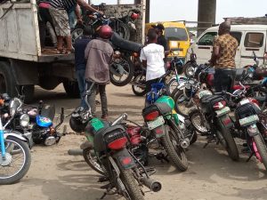 Lagos: Task force impounds 100 commercial motorcycles for breach of traffic laws