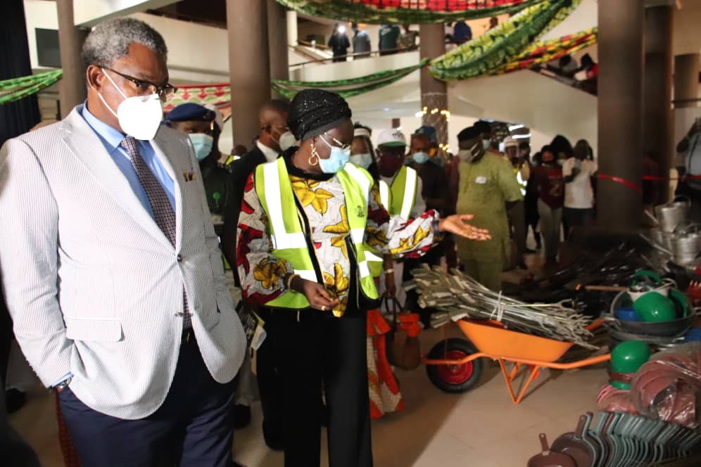 Minister of Mines and Steel Development Olamilekan Adegbite