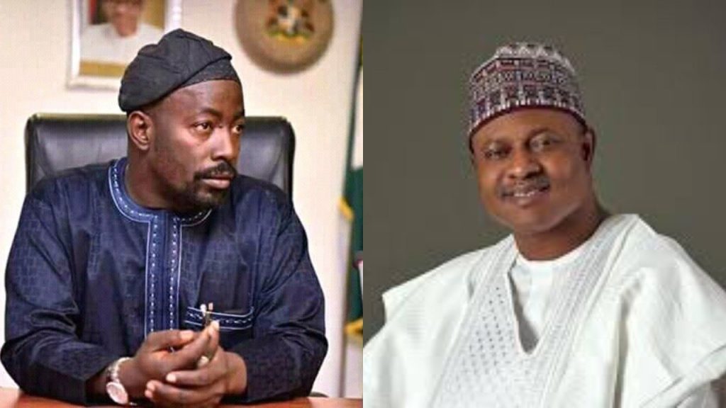 Rt Hon Yusuf Zailani (l), Senator Uba Sani (r)