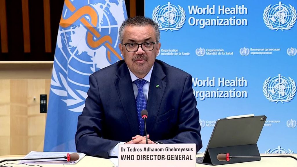 WHO Director-General Tedros Ghebreyesus