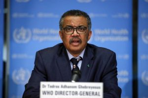 WHO Director-General Dr Tedros Ghebreyesus