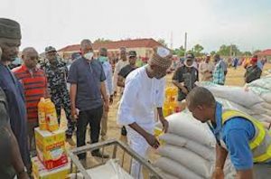 The National Commission for Refugees, Migrants and Internally Displaced Persons (NCRMI) under the presidency on Tuesday distributed assorted food and non-food relief materials to thousands of IDPs in Taraba.