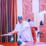 President Muhammadu Buhari (right) with Vice President Yemi Osinbajo