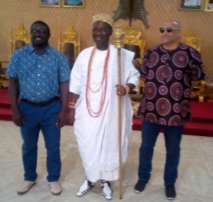From L-R: The Chief Executive Officer (CEO) of Alluvia Mr Von Kemedi, Igwe Omor, Dr Oranu Chris Chidume and CEO of JOSAN giant rice mill Omor-Umumbo Chief Oliver Okeke