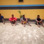 Some of the suspects arrested by the army during the operation