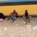 Some of the suspects paraded at 13 Brigade, Calabar