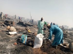 Fire outbreak destroys 620 shelters at Borno IDP camp