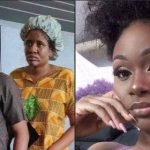 Murdered make-up artist Ijeoma Nweke (R)