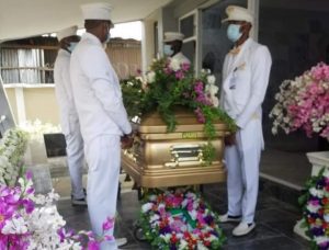Ibori, Manager, Elumelu, others present as Okowa buries late dad