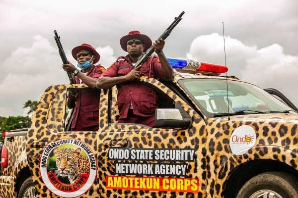 Ondo: Amotekun arrests four suspects over killing of vigilantes