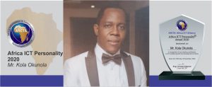 Africa ICT Personality Awards 2020 Winner Mr. Kola Okunola
