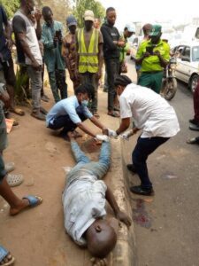 Man who attempted suicide at National Bus stop in Ikeja on Saturday in Lagos