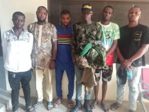 Six fake army officers arrested in Delta