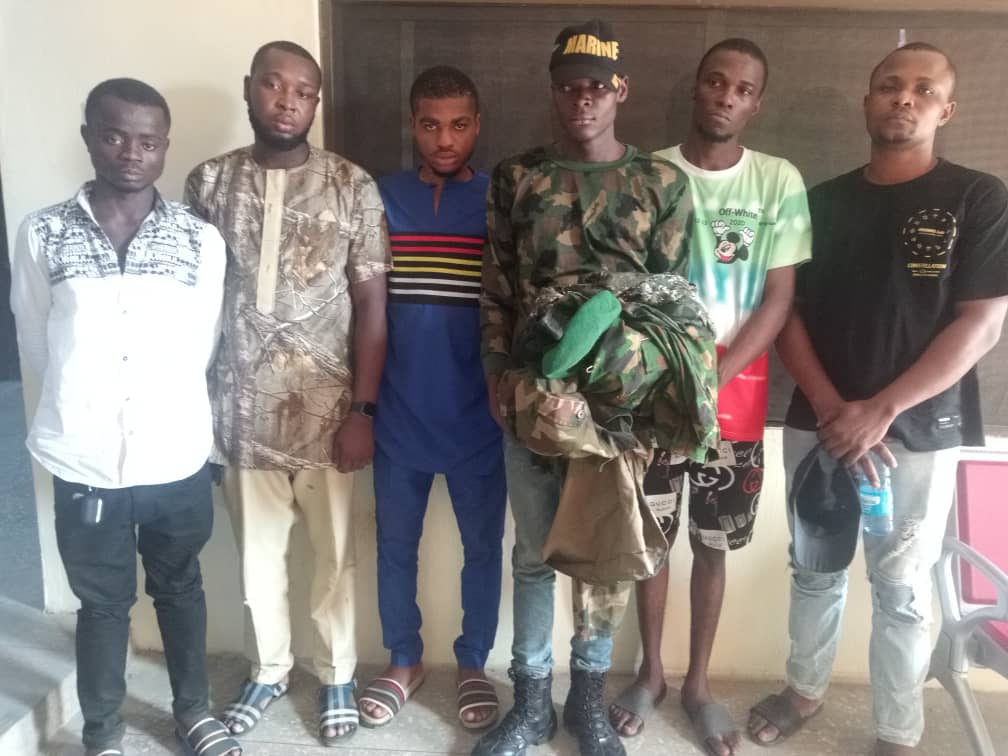 Six fake army officers arrested in Delta