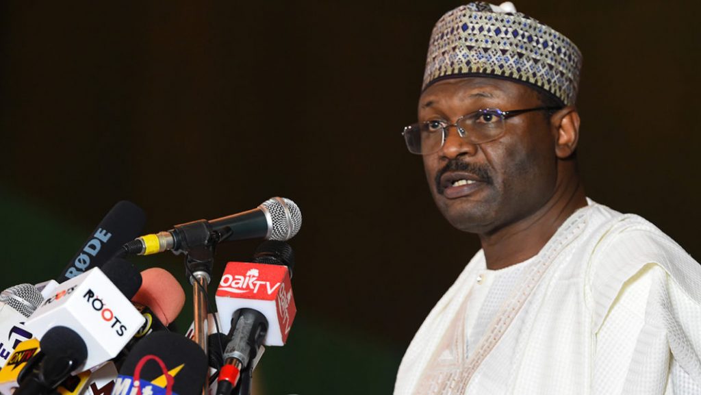 INEC Chairman Prof Mahmood Yakubu