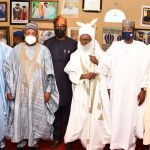 Kano Governor Abdullahi Ganduje (far left)