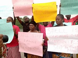 Nembe protesters