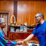 Okonjo-Iweala (L), Okowa (R)