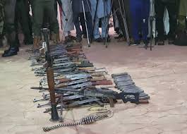 Repentant bandit leader, 5 others surrender 20 AK47, RPG gun, ammunition