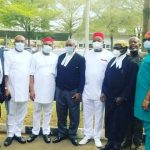 Senator Orji Uzor Kalu (4th from left)