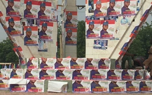 2023: Yahaya Bello campaign posters plaster Jos streets