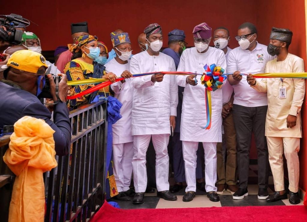 Sanwo-Olu inaugurates refurbished Ajeromi-Ifelodun Local Govt Secretariat