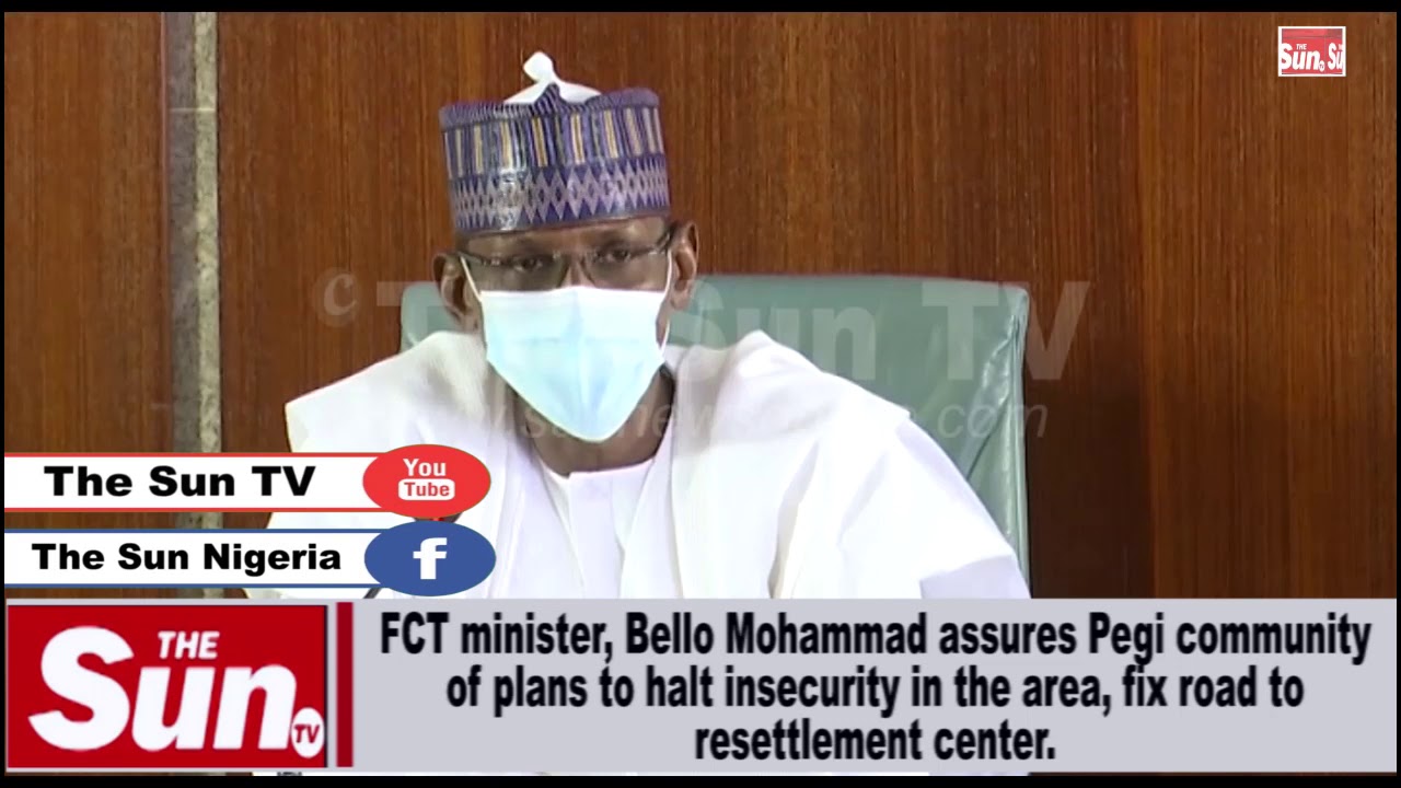 FCT Minister assures Pegi community of plans to halt insecurity in the area, fix road to resettlement center [VIDEO]