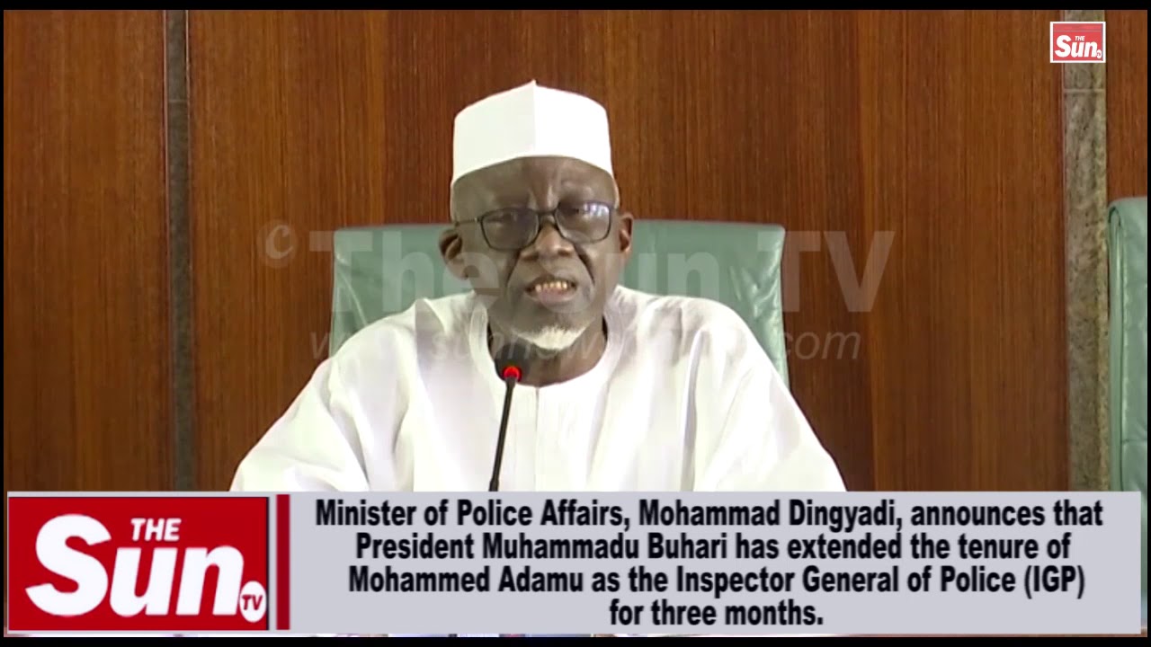 Minister of Police Affairs, Mohammad Dingyadi, announces extension of IGP’s tenure by three months [VIDEO]