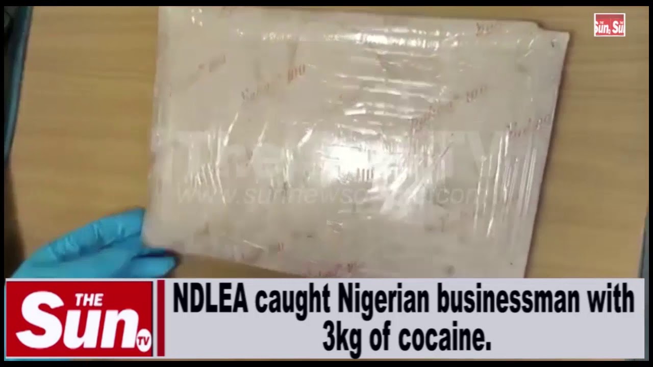 See how NDLEA nabbed Nigerian businessman with 3kg of cocaine [VIDEO]