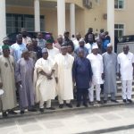 Governor Simon Lalong and members of HYPPADEC Commission